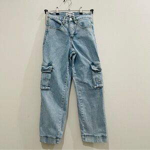 Fashion Nova Women’s Denim Cargo Jeans Size 0
